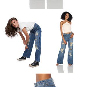 Prosperity Madison High Waisted BAGGY Loose Fitting Jean in Carla Wash